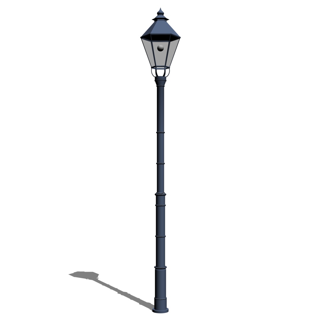 3D_街灯【クリスタ用素材】