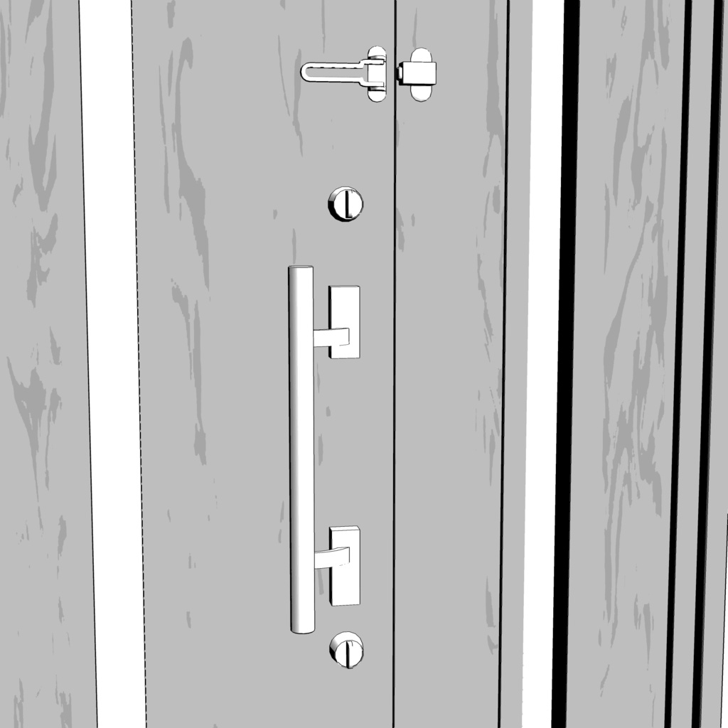 3D_玄関ドア【クリスタ用素材】