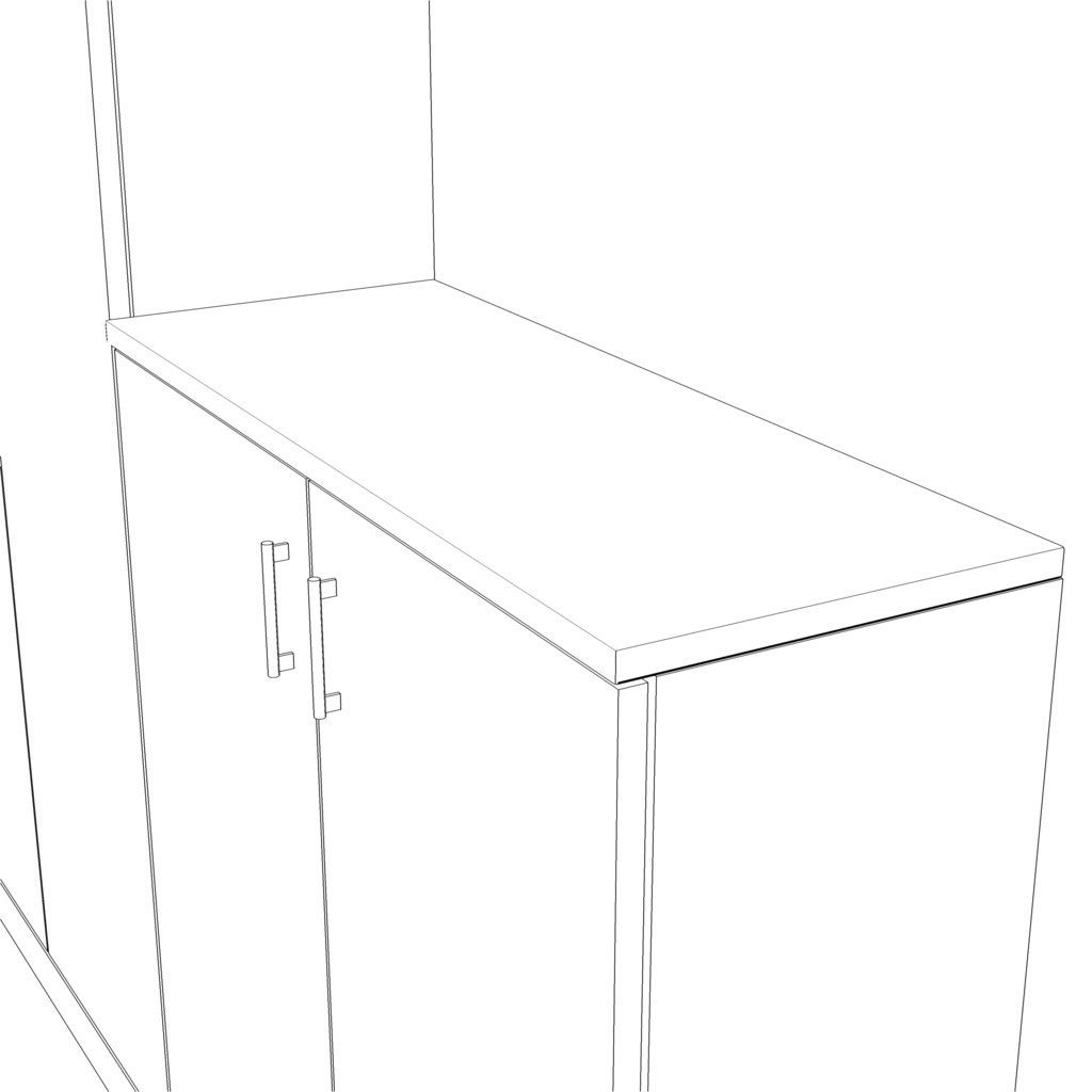 3D_玄関収納【クリスタ用素材】