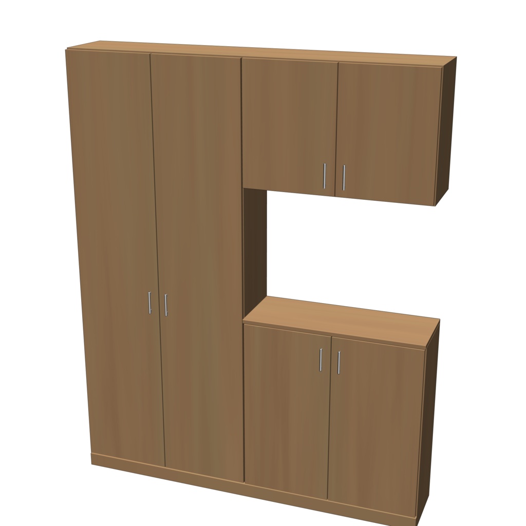 3D_玄関収納【クリスタ用素材】