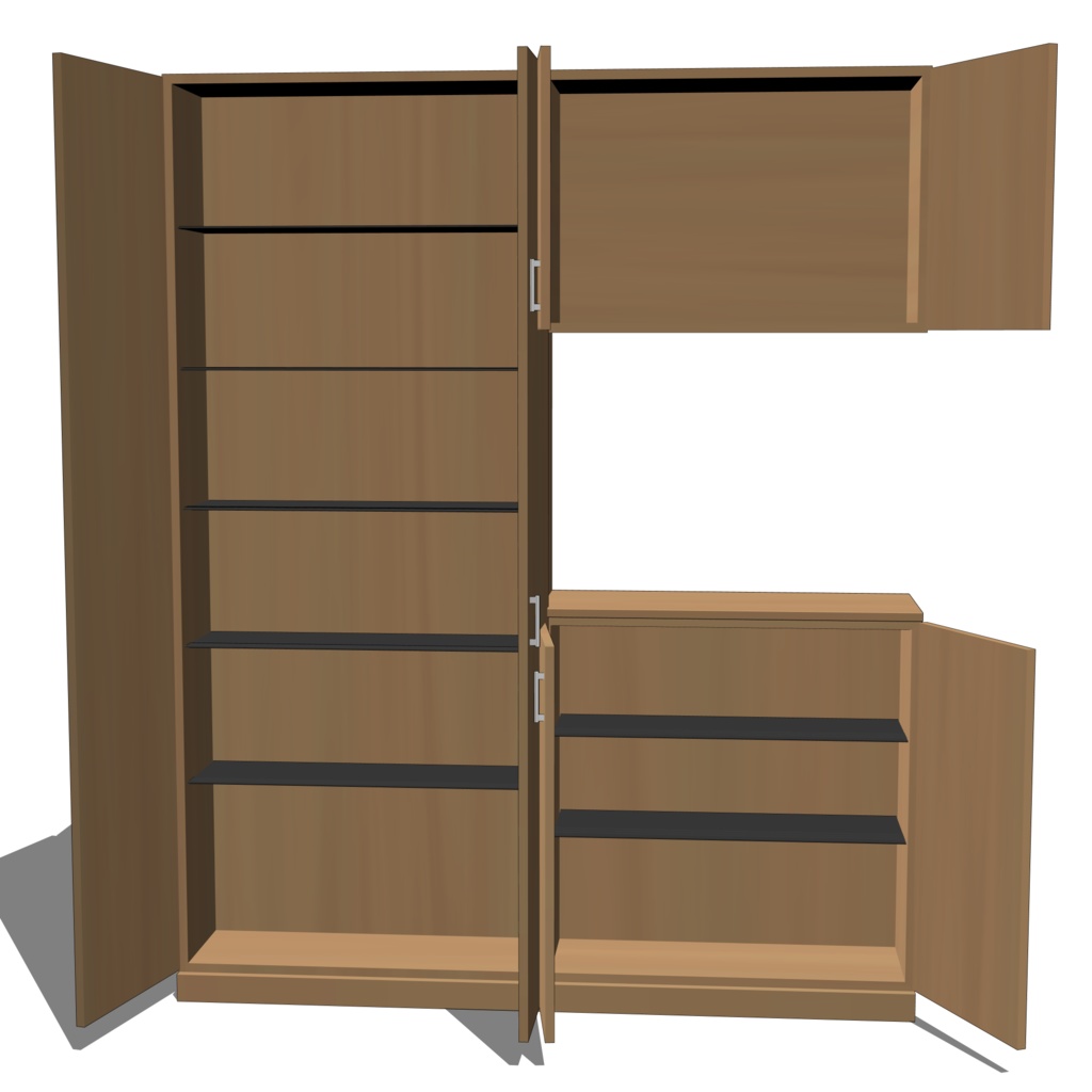 3D_玄関収納【クリスタ用素材】