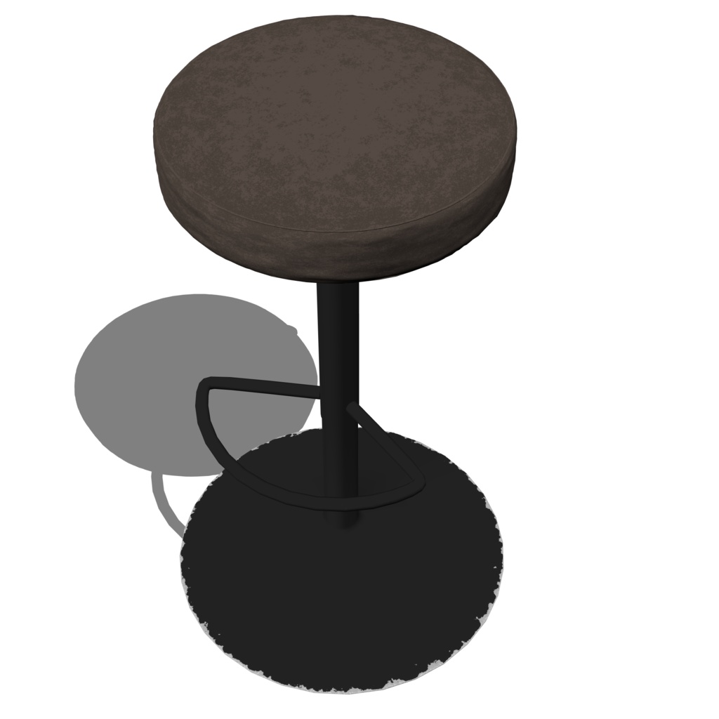 3D_カウンターチェア【クリスタ用素材】