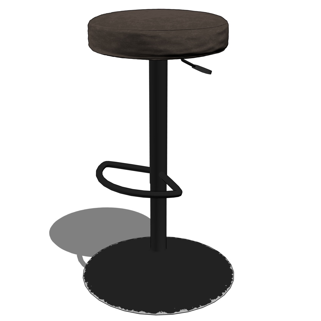 3D_カウンターチェア【クリスタ用素材】