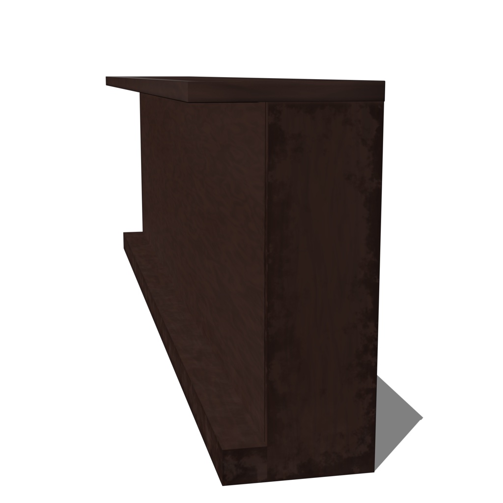 3D_バーカウンター【クリスタ用素材】