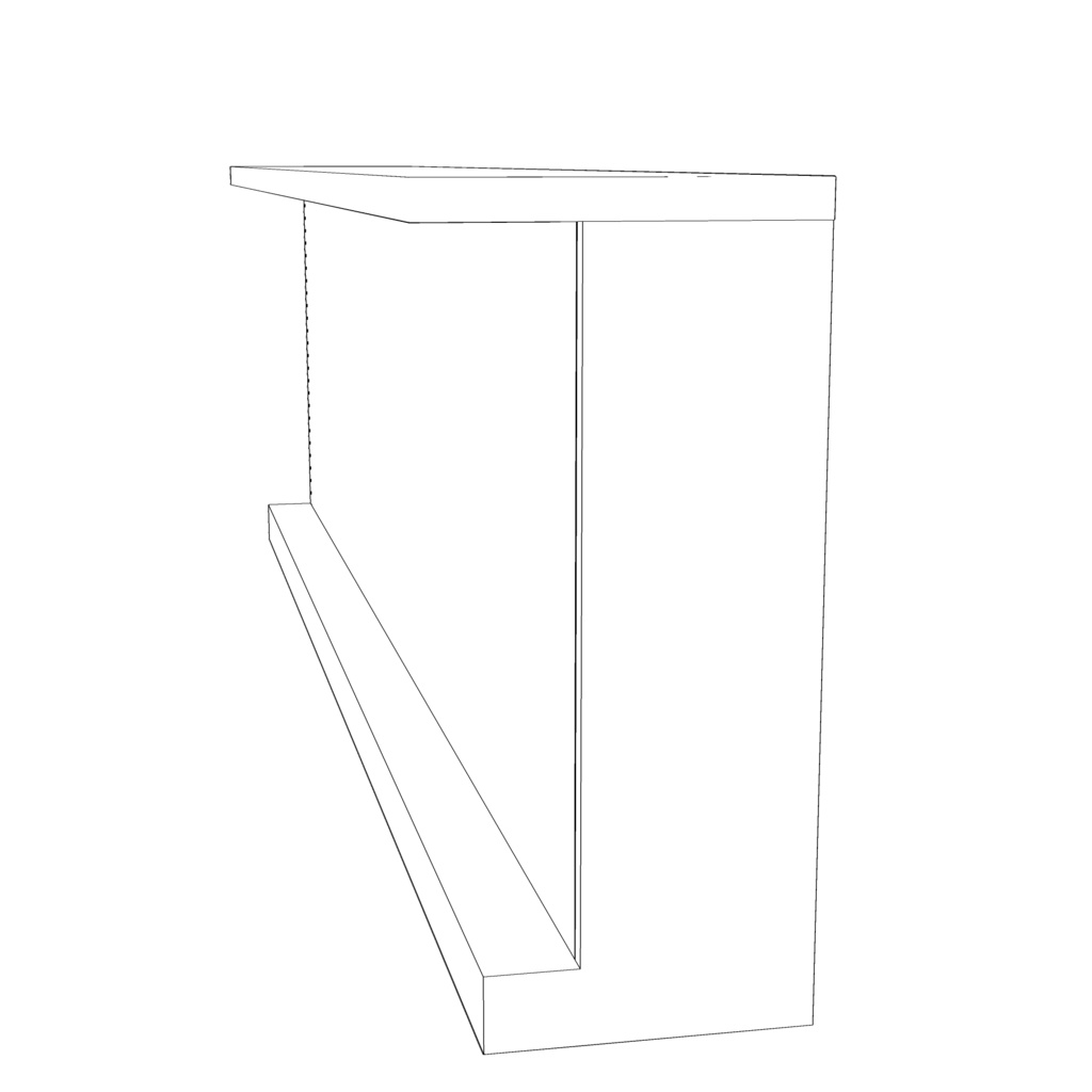 3D_バーカウンター【クリスタ用素材】