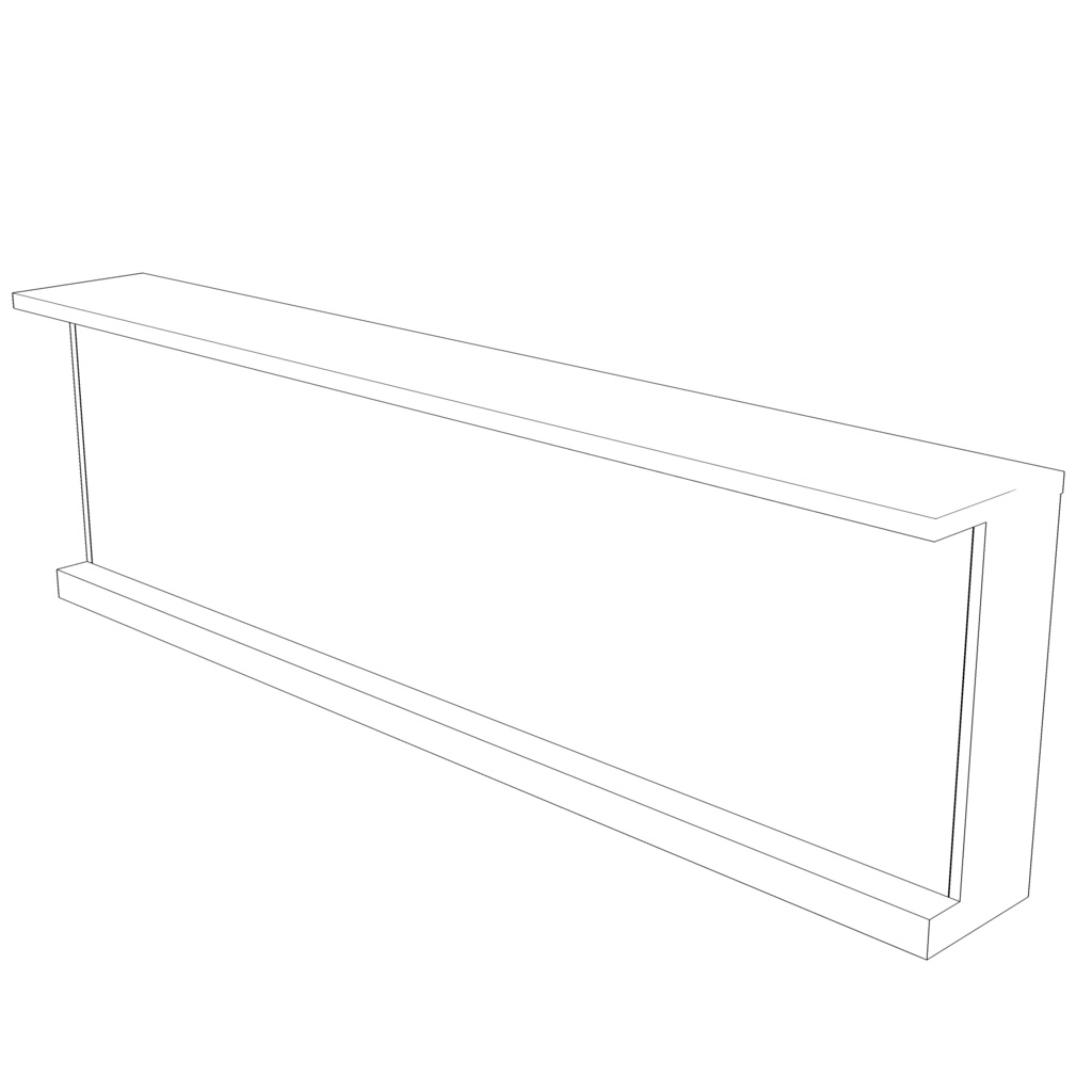 3D_バーカウンター【クリスタ用素材】