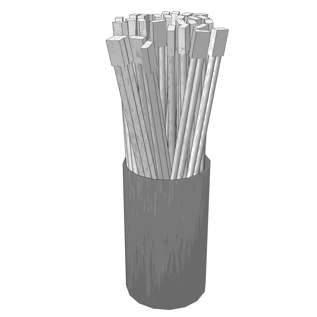 3D_箸立て【クリスタ用素材】