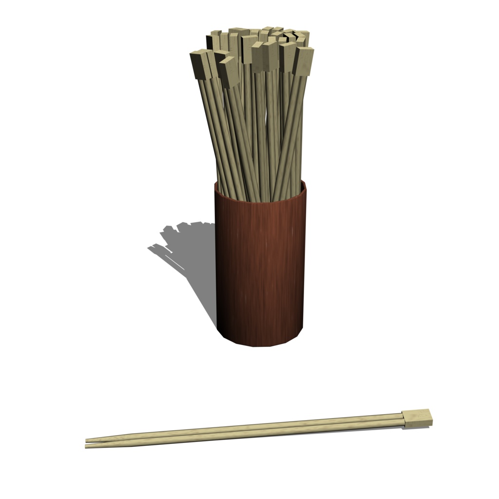 3D_箸立て【クリスタ用素材】