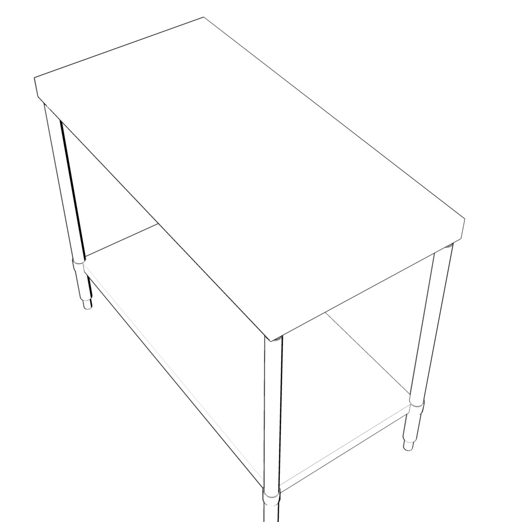 3D_業務用調理台【クリスタ用素材】