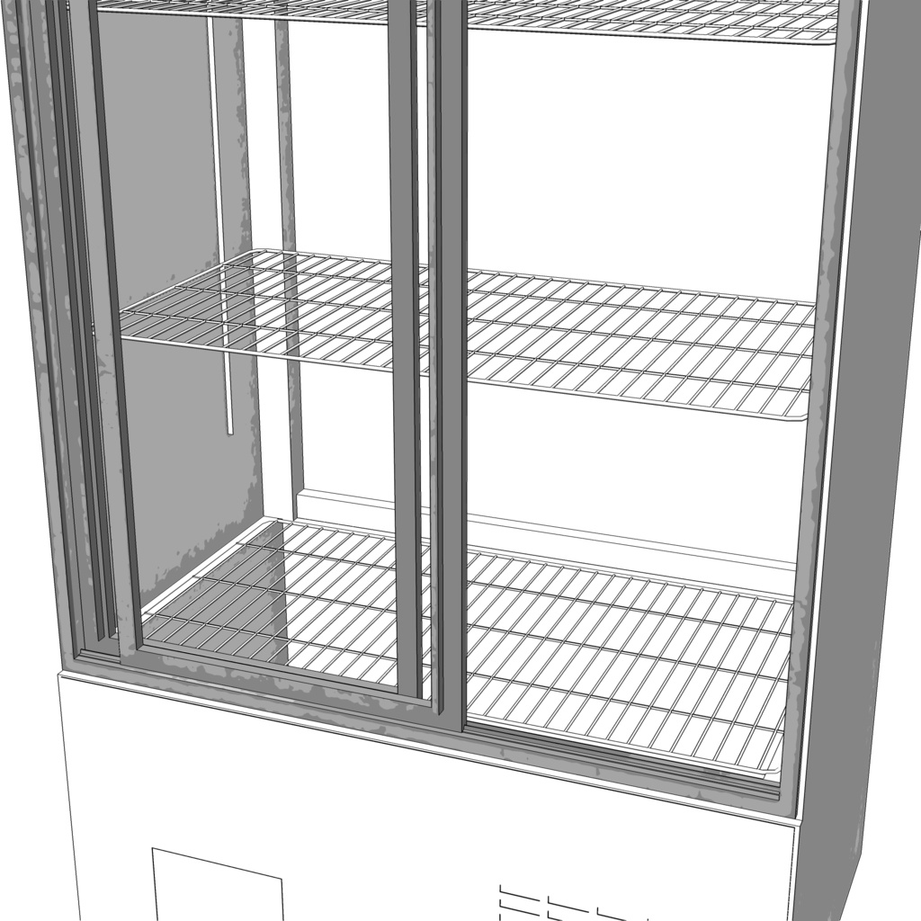 3D_冷蔵ショーケース【クリスタ用素材】