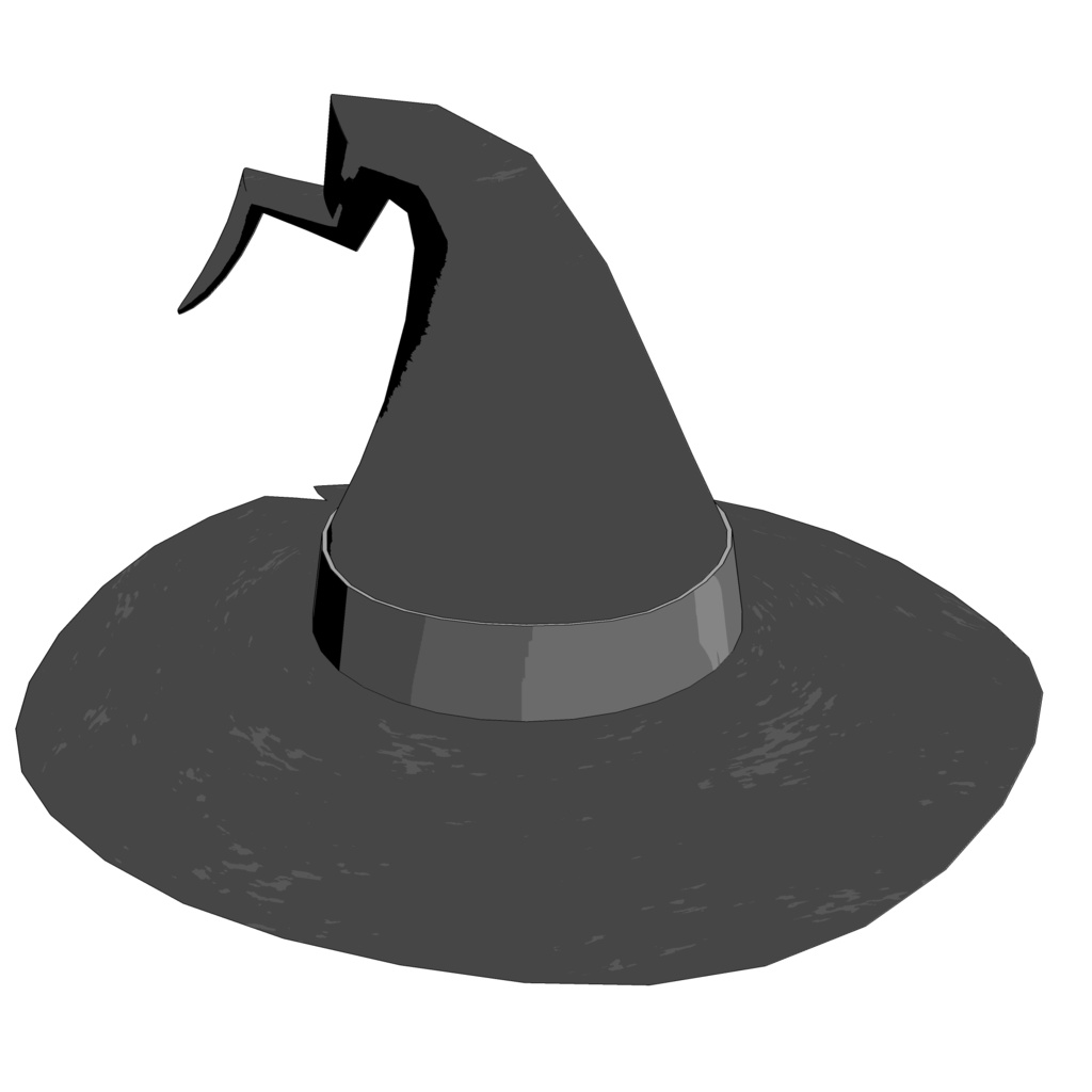 3D_ハロウィン帽子【クリスタ用素材】