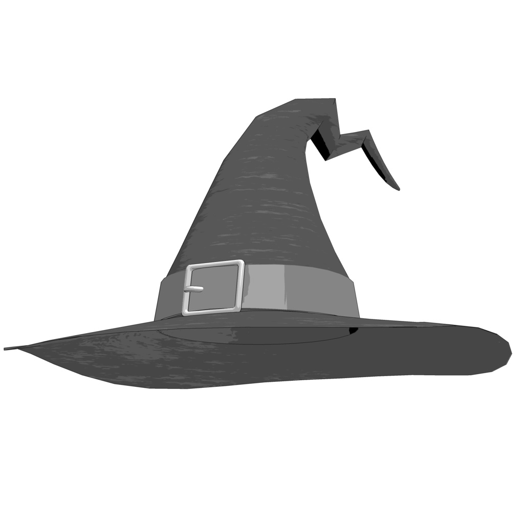 3D_ハロウィン帽子【クリスタ用素材】