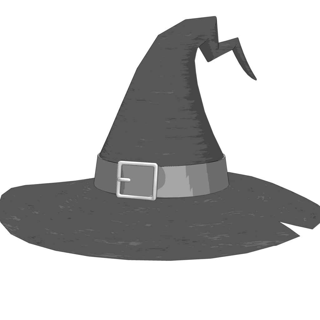 3D_ハロウィン帽子【クリスタ用素材】
