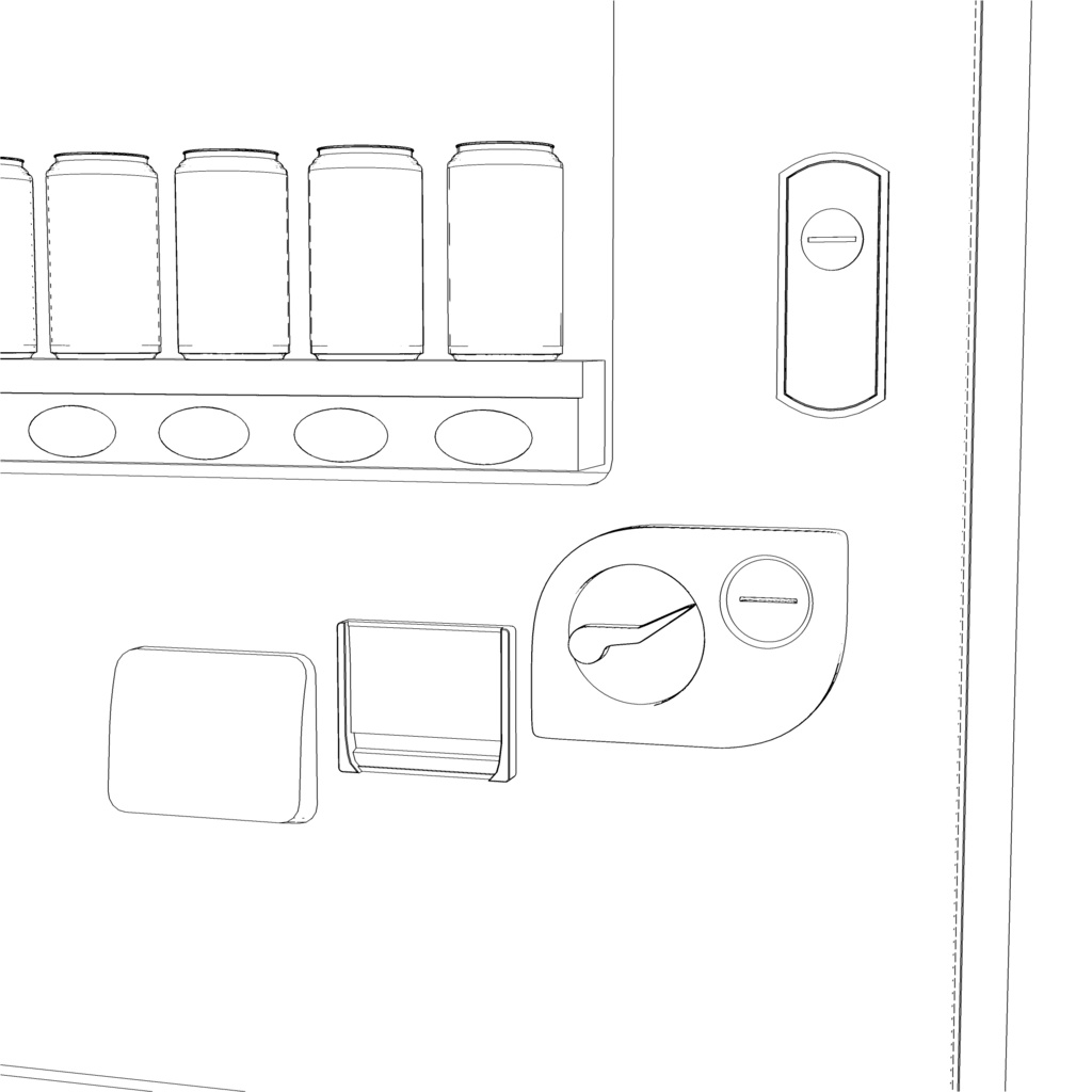 3D_自動販売機【クリスタ用素材】