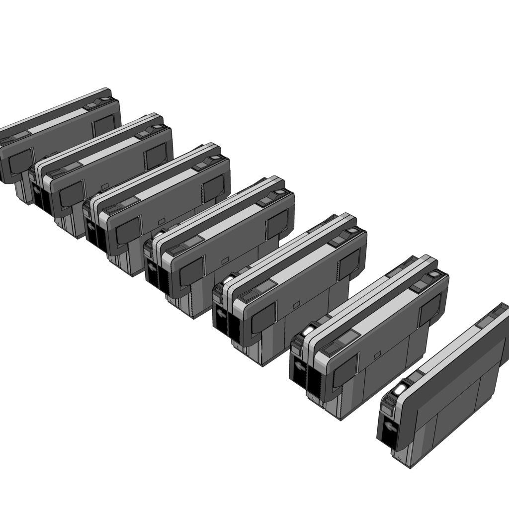 3D_自動改札【クリスタ用素材】