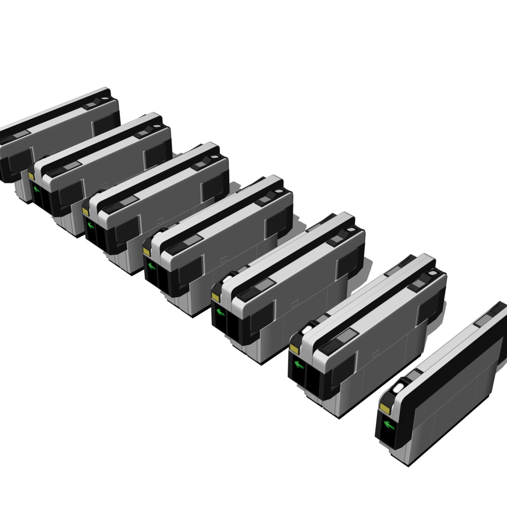 3D_自動改札【クリスタ用素材】