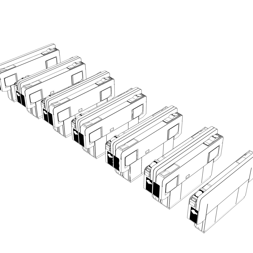 3D_自動改札【クリスタ用素材】