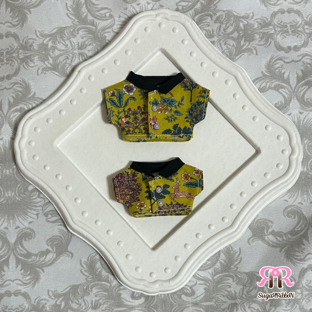 森の動物シャツ