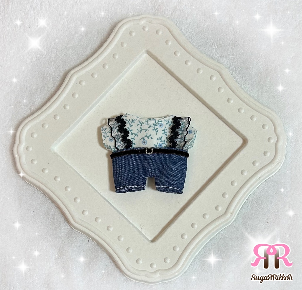 花柄フリフリセットアップ