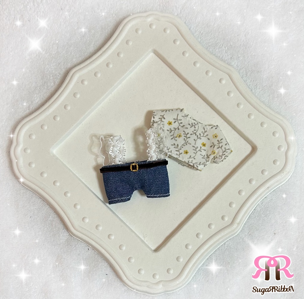 花柄フリフリセットアップ