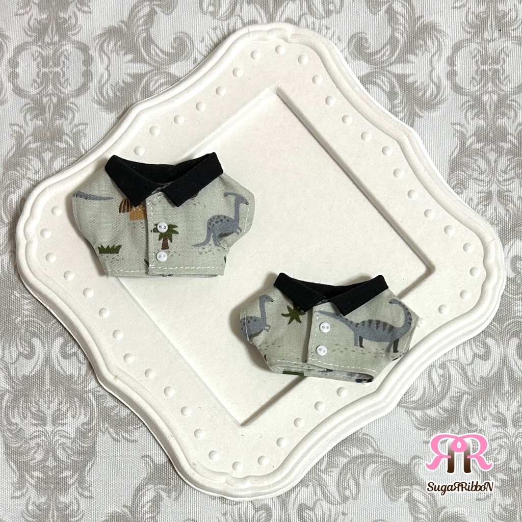 恐竜いっぱいシャツ