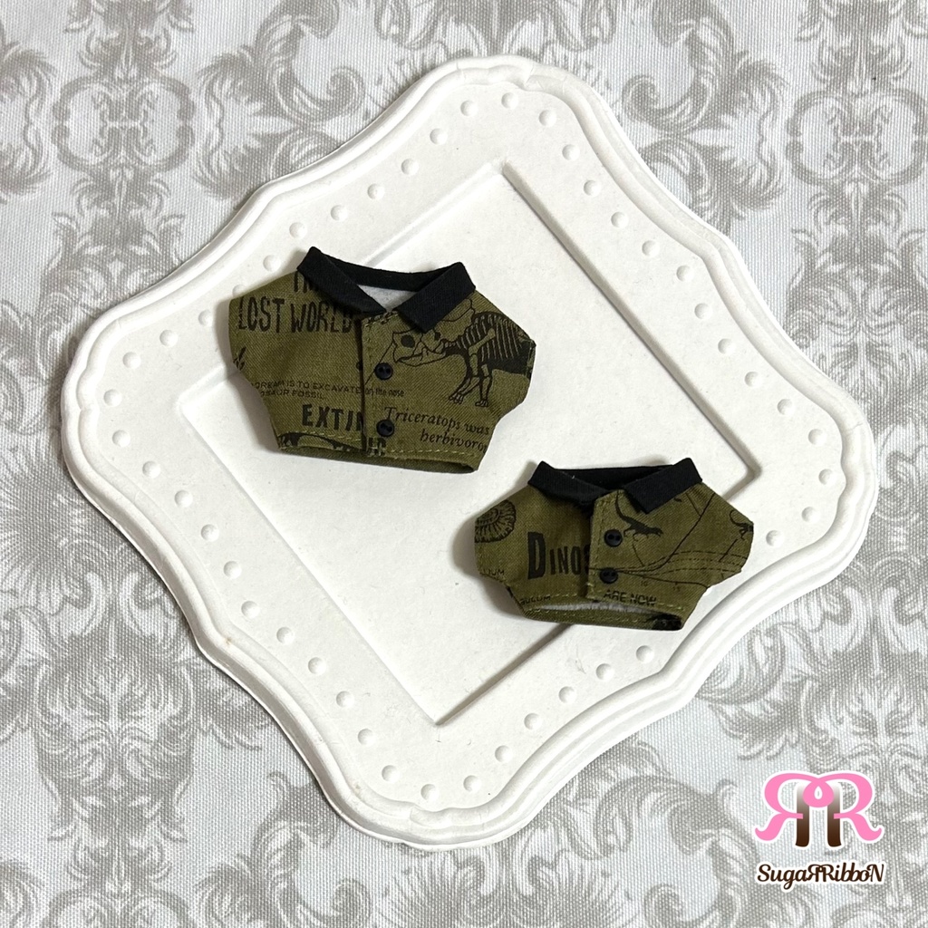 ジュラ紀柄シャツ