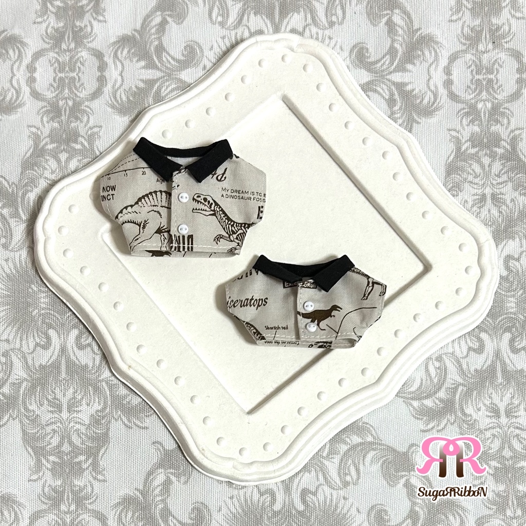 ジュラ紀柄シャツ