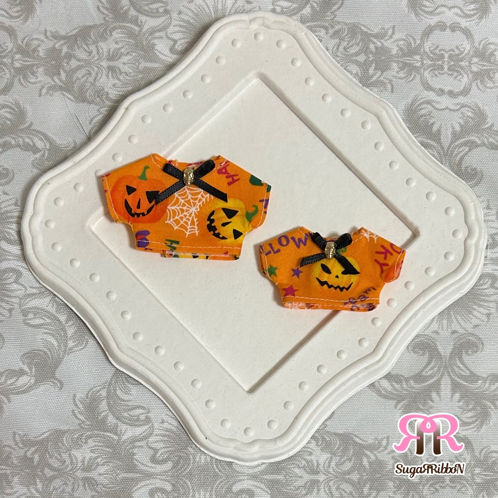 ハロウィンリボンシャツ