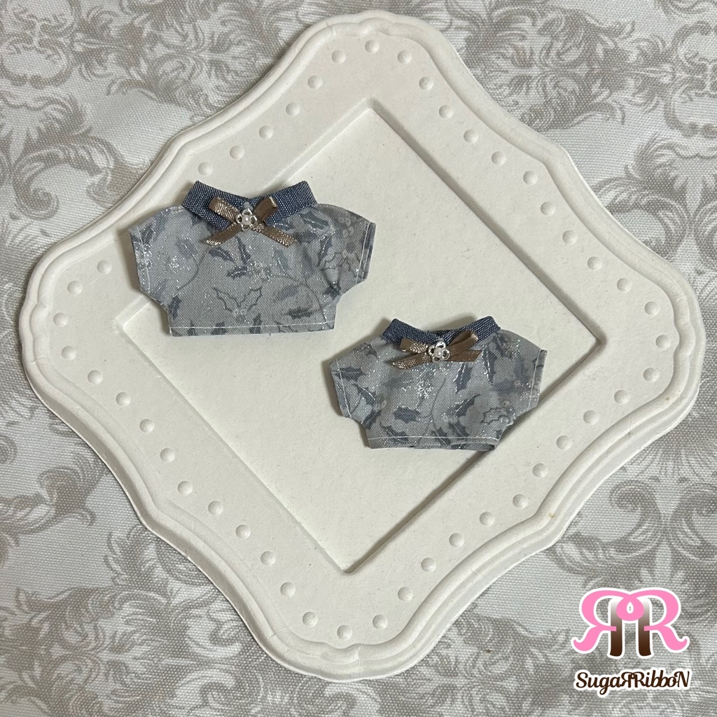 柊木柄のシャツ