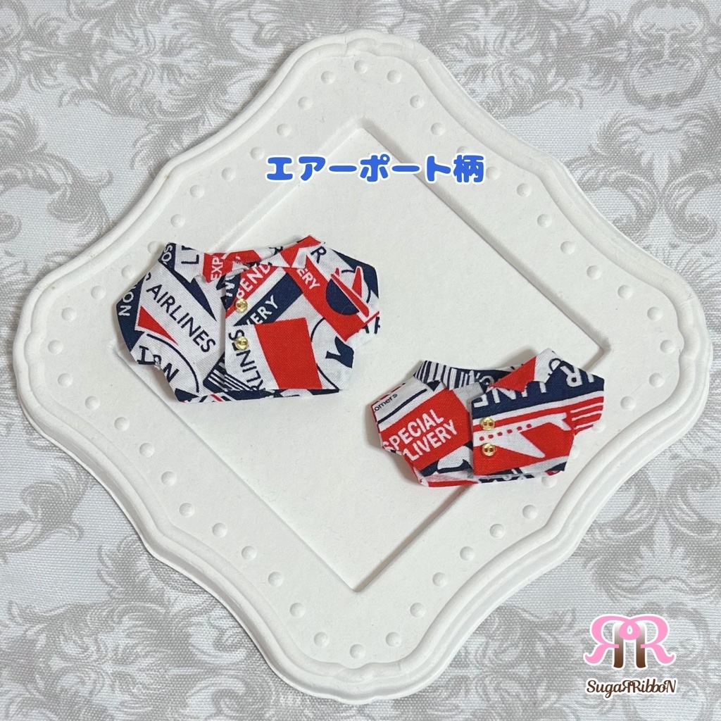 トリップ柄のシャツ