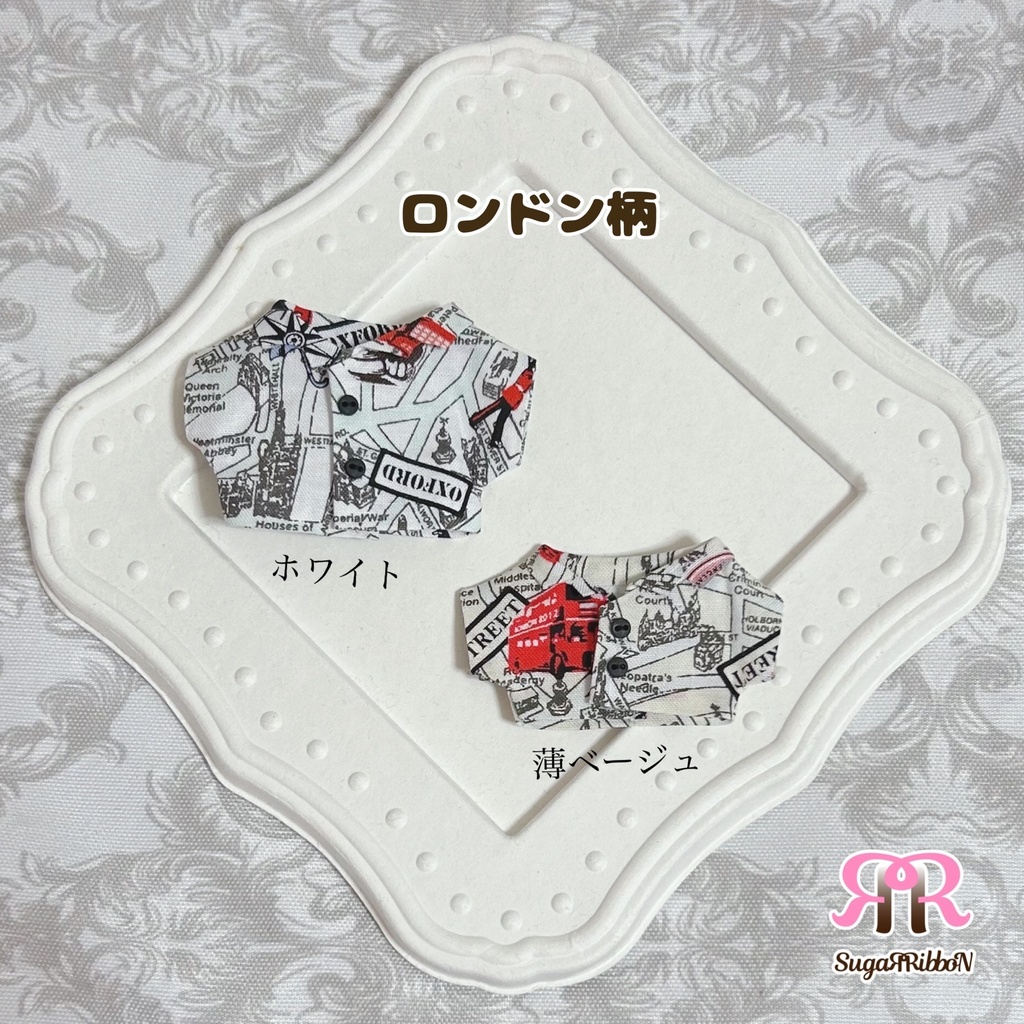 トリップ柄のシャツ