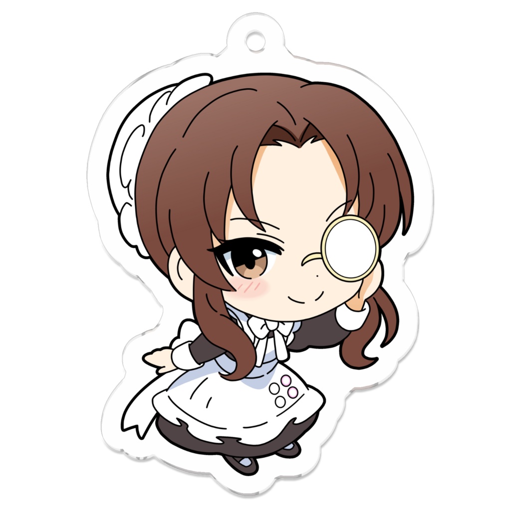 メイド服 アクリルキーホルダー