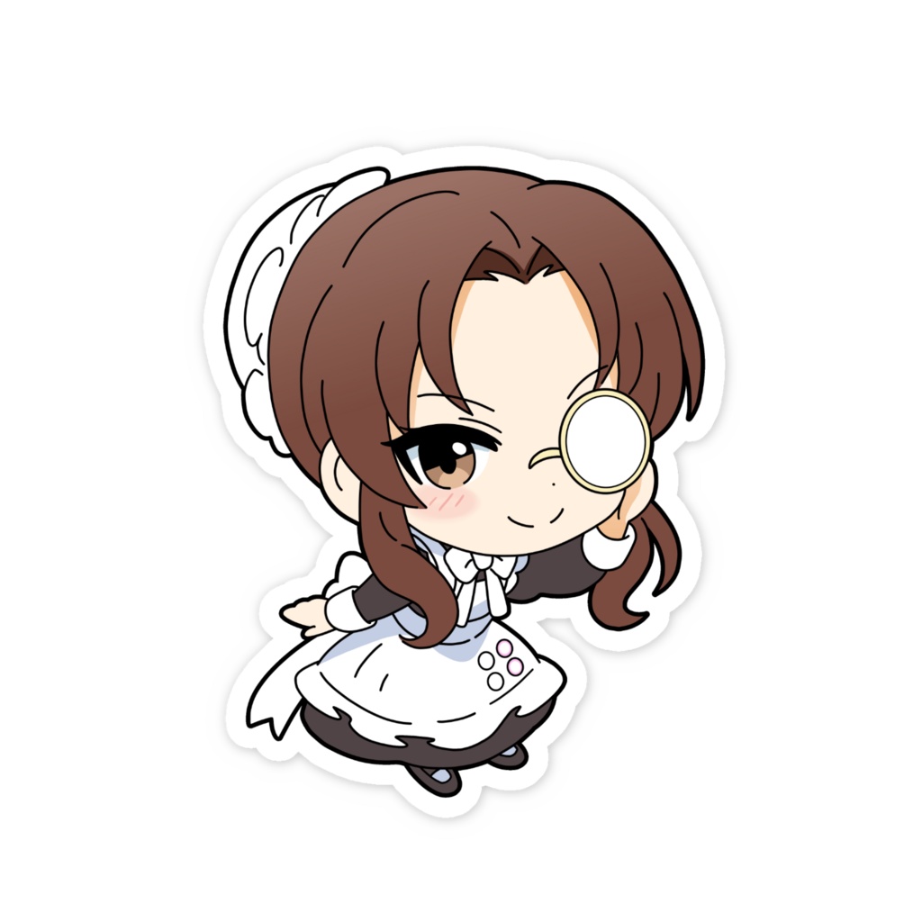 メイド ステッカー