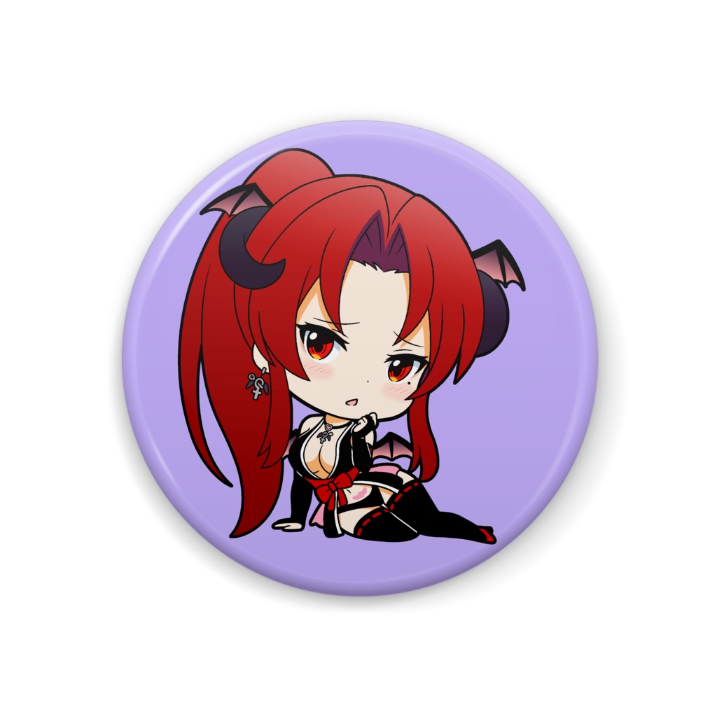 サキュバス 缶バッチ