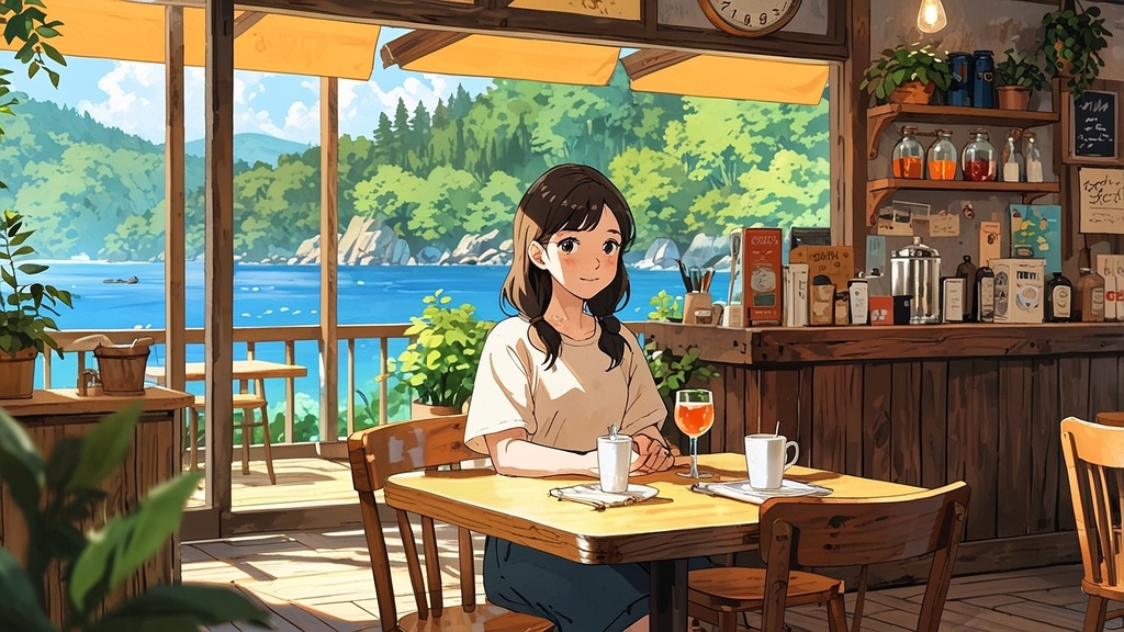 昼と夜のチルBGMセット|北欧カフェ & 夜のバルコニー