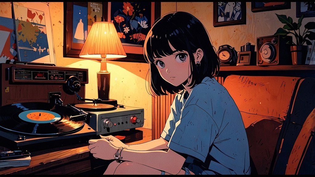 レトロ夜のチルピアノBGM|作業・配信・動画用 著作権フリー音源(WAV)