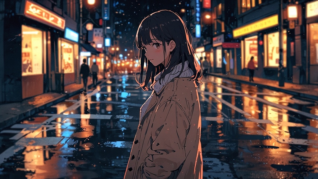 チルLo-Fi夜散歩BGM|作業・配信・動画用 著作権フリー音源(WAV)