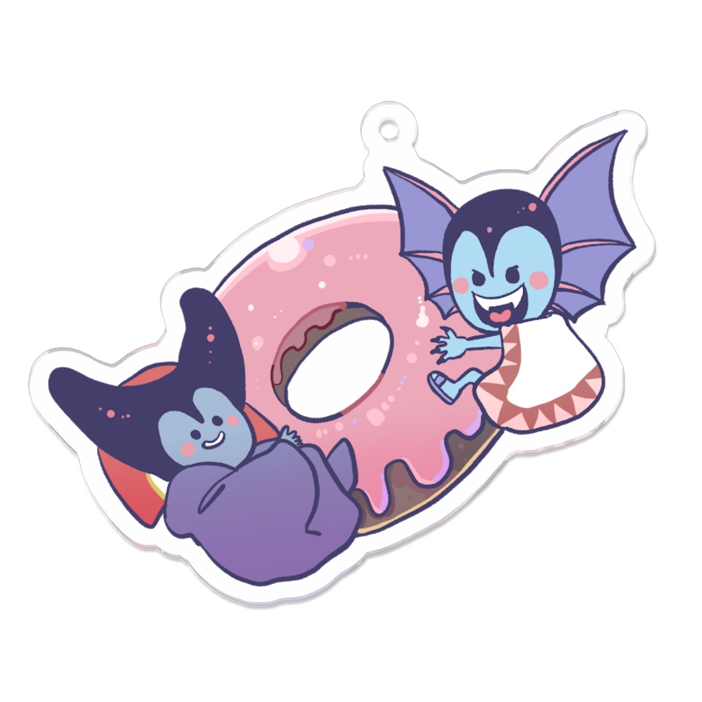 ドーナツぎゅっ!アクリルキーホルダー