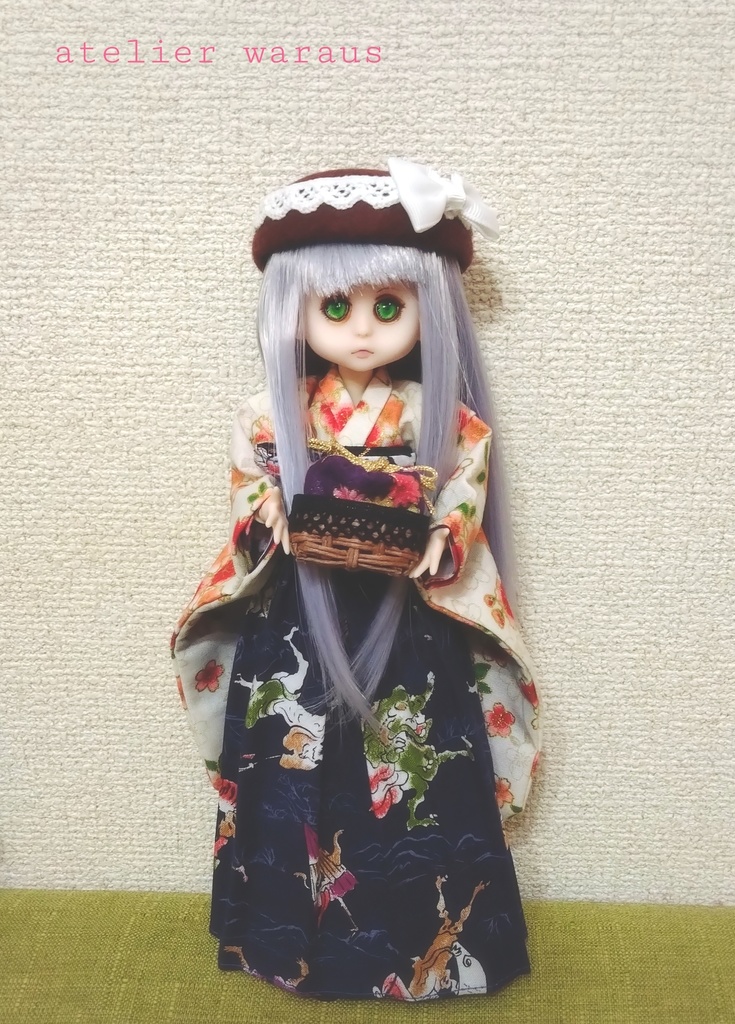 籠バッグ(1/6サイズ)