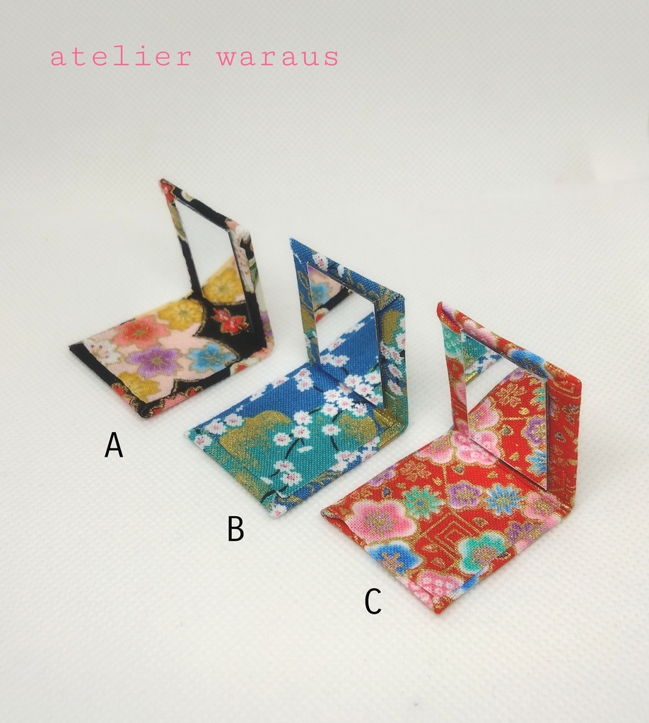 和柄手鏡(1/3 or 1/6サイズ)