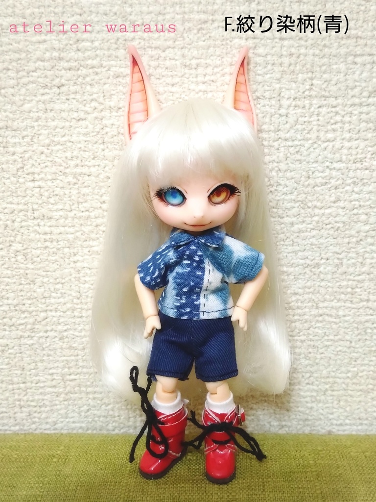 半袖柄シャツ(ねんどろいどどーる)