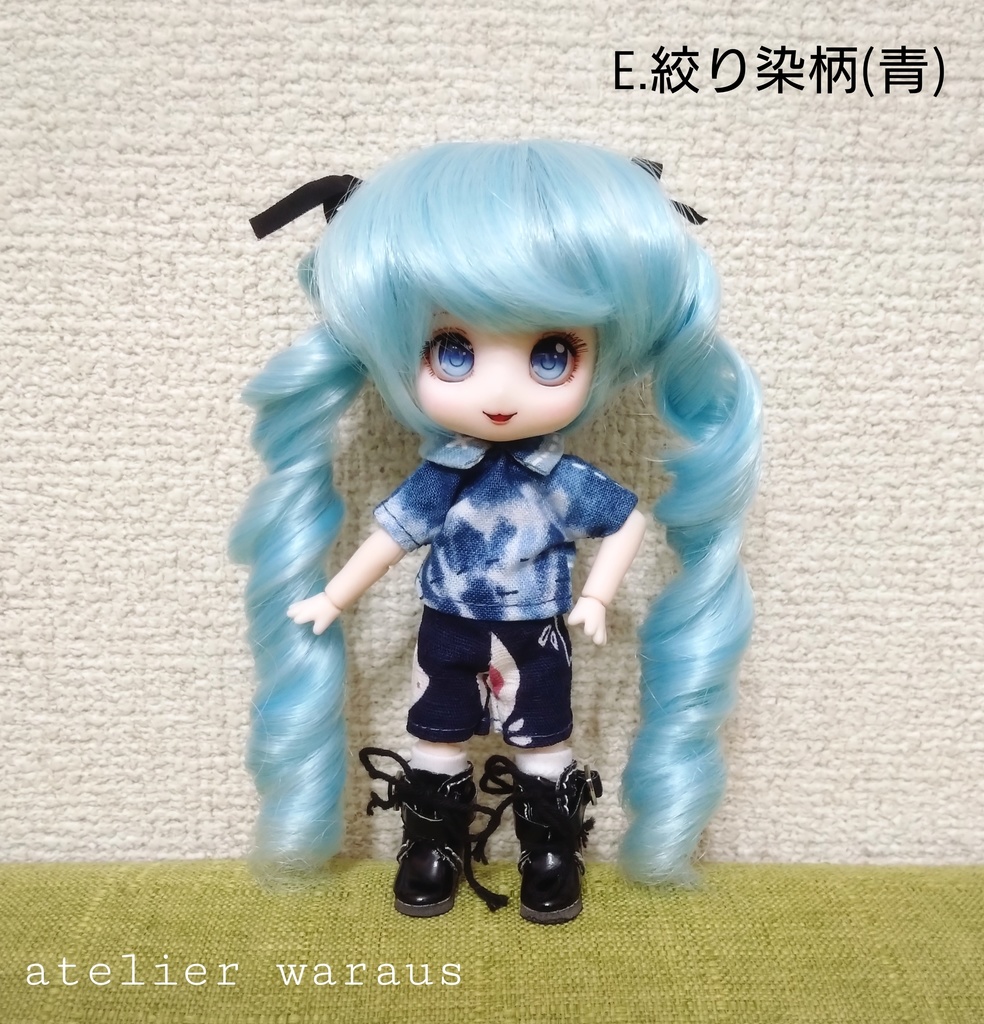 半袖柄シャツ(ねんどろいどどーる)