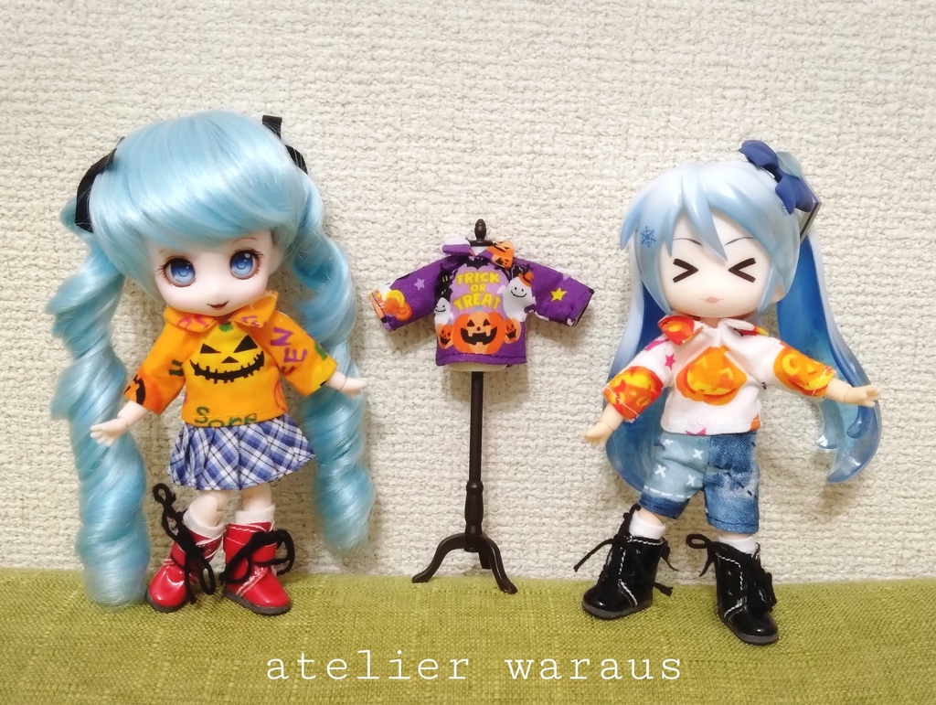 ハロウィン柄シャツ(ねんどろいどどーる)