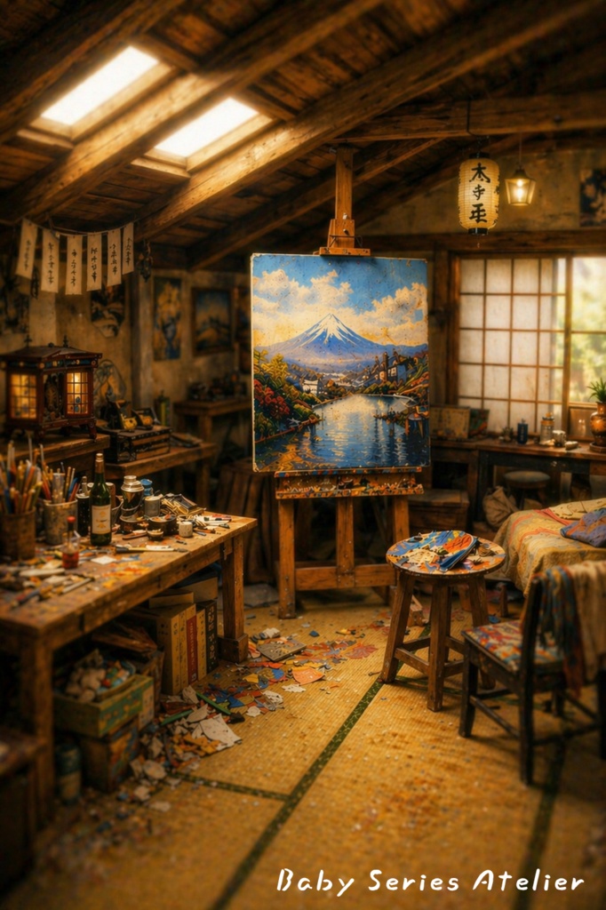 ほたる町コレクション No.020「日常に混ざる不思議を描く人」|絵本風イラストセット