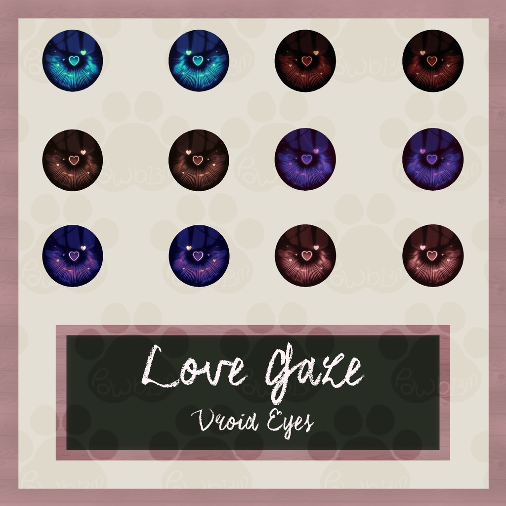Love filled gaze (vroid texture)
