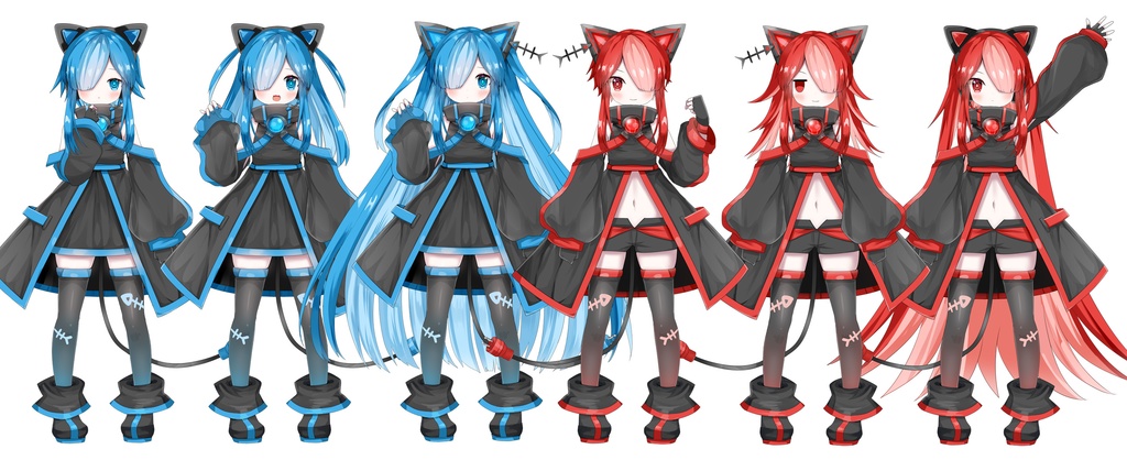 猫使アル/猫使ビィ フリー立ち絵素材