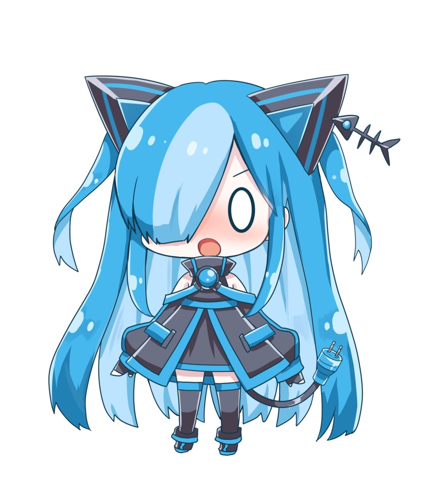 猫使アル/猫使ビィSD フリー立ち絵素材