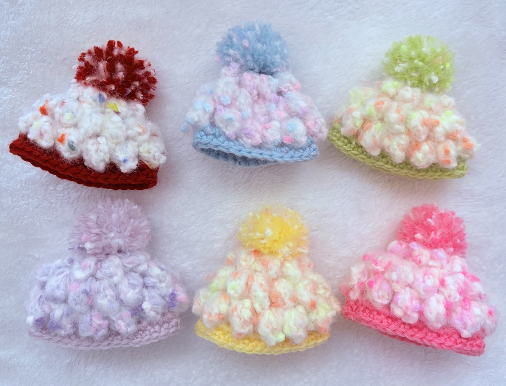 ポコポコ帽子・ケープ(小)