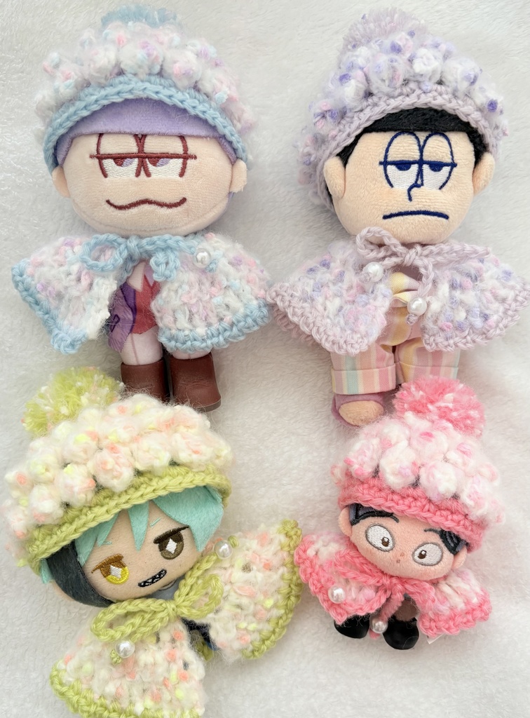 ポコポコ帽子・ケープ(小)