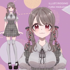 【汎用モデル】量産ちゃん【VTS・nizimaLIVE対応】